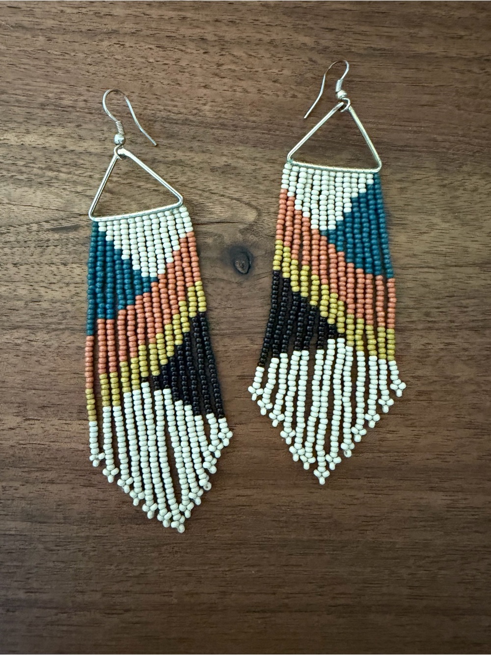Ink + Alloy Boho Fringe Beaded Earrings